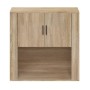 Armario de pared madera contrachapada roble sonoma 80x33x80 cm de vidaXL, Aparadores - Ref: Foro24-816587, Precio: 91,06 €, D...