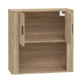 Armario de pared madera contrachapada roble sonoma 80x33x80 cm de vidaXL, Aparadores - Ref: Foro24-816587, Precio: 91,06 €, D...