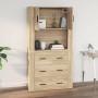 Armario de pared madera contrachapada roble sonoma 80x33x80 cm de vidaXL, Aparadores - Ref: Foro24-816587, Precio: 91,06 €, D...