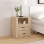 Sonoma oak plywood nightstand 50x36x60 cm by vidaXL, Nightstands - Ref: Foro24-816731, Price: 105,00 €, Discount: %