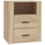 Mesita de noche madera contrachapada roble sonoma 50x36x60 cm de vidaXL, Mesitas de noche - Ref: Foro24-816731, Precio: 105,0...