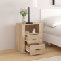 Mesita de noche madera contrachapada roble sonoma 50x36x60 cm de vidaXL, Mesitas de noche - Ref: Foro24-816731, Precio: 105,0...