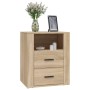 Mesita de noche madera contrachapada roble sonoma 50x36x60 cm de vidaXL, Mesitas de noche - Ref: Foro24-816731, Precio: 105,0...