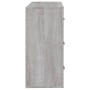 Aparador de madera contrachapada gris Sonoma 80x33x70 cm de vidaXL, Aparadores - Ref: Foro24-816582, Precio: 83,47 €, Descuen...