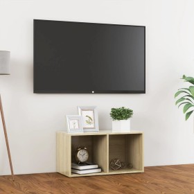 Mueble para TV madera contrachapada roble Sonoma 72x35x36,5 cm de vidaXL, Muebles TV - Ref: Foro24-805528, Precio: 34,99 €, D...