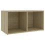 Mueble para TV madera contrachapada roble Sonoma 72x35x36,5 cm de vidaXL, Muebles TV - Ref: Foro24-805528, Precio: 35,96 €, D...