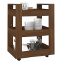 Oak brown plywood kitchen cart 60x45x80cm by vidaXL, Kitchen and dining carts - Ref: Foro24-816823, Price: 61,54 €, Discount: %