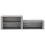 Mueble zapatero madera contrachapada gris Sonoma 150x35x45 cm de vidaXL, Zapateros y organizadores de calzado - Ref: Foro24-8...