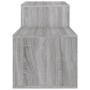 Mueble zapatero madera contrachapada gris Sonoma 150x35x45 cm de vidaXL, Zapateros y organizadores de calzado - Ref: Foro24-8...