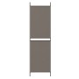 Divider screen with 4 anthracite gray fabric panels 200x180 cm by vidaXL, Room dividers - Ref: Foro24-350216, Price: 36,63 €,...