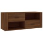 TV-Schrank aus braunem Eichensperrholz, 100 x 35 x 40 cm von vidaXL, TV-Möbel - Ref: Foro24-823106, Preis: 87,19 €, Rabatt: %