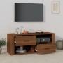 Mueble TV madera contrachapada color marrón roble 100x35x40 cm de vidaXL, Muebles TV - Ref: Foro24-823106, Precio: 87,19 €, D...