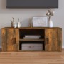 TV stand made of smoked oak plywood, measuring 100x35x40 cm. by vidaXL, TV Furniture - Ref: Foro24-823096, Price: 52,90 €, Di...