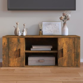 TV stand made of smoked oak plywood, measuring 100x35x40 cm. by vidaXL, TV Furniture - Ref: Foro24-823096, Price: 53,99 €, Di...