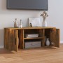 TV stand made of smoked oak plywood, measuring 100x35x40 cm. by vidaXL, TV Furniture - Ref: Foro24-823096, Price: 52,90 €, Di...