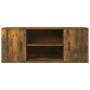 TV stand made of smoked oak plywood, measuring 100x35x40 cm. by vidaXL, TV Furniture - Ref: Foro24-823096, Price: 52,90 €, Di...