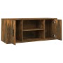 TV stand made of smoked oak plywood, measuring 100x35x40 cm. by vidaXL, TV Furniture - Ref: Foro24-823096, Price: 52,90 €, Di...