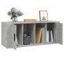 Mueble para TV contrachapada gris hormigón 100x35x40 cm de vidaXL, Muebles TV - Ref: Foro24-816804, Precio: 57,03 €, Descuent...