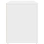 White plywood nightstand 60x36x45 cm by vidaXL, Nightstands - Ref: Foro24-816736, Price: 76,54 €, Discount: %