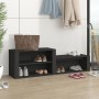 Mueble zapatero madera contrachapada negro 150x35x45 cm de vidaXL, Zapateros y organizadores de calzado - Ref: Foro24-816913,...