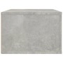 Mueble de TV colgante madera gris hormigón 80x36x25 cm de vidaXL, Muebles TV - Ref: Foro24-816836, Precio: 46,99 €, Descuento: %