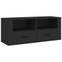 Mueble para TV madera contrachapada negra 100x35x40 cm de vidaXL, Muebles TV - Ref: Foro24-816809, Precio: 71,55 €, Descuento: %