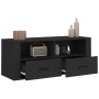 Mueble para TV madera contrachapada negra 100x35x40 cm de vidaXL, Muebles TV - Ref: Foro24-816809, Precio: 71,55 €, Descuento: %