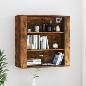 Smoked oak plywood wall cabinet 80x33x80 cm by vidaXL, Sideboards - Ref: Foro24-816597, Price: 55,87 €, Discount: %