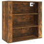 Armario de pared madera contrachapada roble ahumado 80x33x80 cm de vidaXL, Aparadores - Ref: Foro24-816597, Precio: 55,77 €, ...