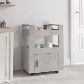 Concrete gray plywood kitchen cart 60x45x80cm by vidaXL, Kitchen and dining carts - Ref: Foro24-816828, Price: 83,99 €, Disco...