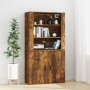 Wandschrank aus geräuchertem Eichensperrholz, 80 x 33 x 80 cm von vidaXL, Sideboards - Ref: Foro24-816597, Preis: 55,77 €, Ra...