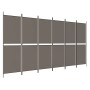 Six-panel room divider in anthracite gray fabric, 300x180 cm. by vidaXL, Room dividers - Ref: Foro24-350224, Price: 43,22 €, ...