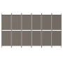 Six-panel room divider in anthracite gray fabric, 300x180 cm. by vidaXL, Room dividers - Ref: Foro24-350224, Price: 43,22 €, ...