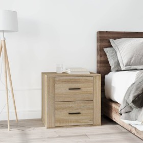 Oak Sonoma bedside table 50x39x47 cm by vidaXL, Lockers and storage cabinets - Ref: Foro24-816707, Price: 56,99 €, Discount: %