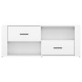 Glänzend weißer Sperrholz-TV-Schrank 100x35x40 cm von vidaXL, TV-Möbel - Ref: Foro24-823101, Preis: 49,22 €, Rabatt: %