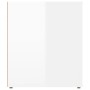 Glänzend weißer Sperrholz-TV-Schrank 100x35x40 cm von vidaXL, TV-Möbel - Ref: Foro24-823101, Preis: 49,22 €, Rabatt: %