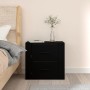 Black wall-mounted bedside table 50x36x47 cm by vidaXL, Lockers and storage cabinets - Ref: Foro24-816857, Price: 46,99 €, Di...