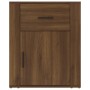 Mesita de noche madera contrachapada marrón roble 50x36x60 cm de vidaXL, Mesitas de noche - Ref: Foro24-816727, Precio: 62,68...