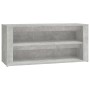 Schuhregal aus betongrauem Sperrholz, 100 x 35 x 45 cm von vidaXL, Schuhregale und Schuhorganisatoren - Ref: Foro24-816908, P...