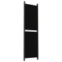 Divider screen with 5 black fabric panels 250x180 cm by vidaXL, Room dividers - Ref: Foro24-350221, Price: 36,05 €, Discount: %