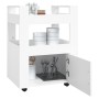 White plywood kitchen cart 60x45x80 cm by vidaXL, Kitchen and dining carts - Ref: Foro24-816824, Price: 83,84 €, Discount: %