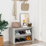 Concrete gray plywood shoe rack furniture 75x35x45 cm by vidaXL, Shoe racks and shoe organizers - Ref: Foro24-816900, Price: ...