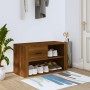 Oak brown plywood shoe cabinet 80x35x45 cm by vidaXL, Shoe racks and shoe organizers - Ref: Foro24-816759, Price: 50,55 €, Di...