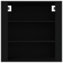 Armario de pared madera contrachapada negro 80x33x80 cm de vidaXL, Aparadores - Ref: Foro24-816593, Precio: 68,47 €, Descuent...