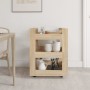 Oak-colored plywood kitchen cart 60x45x80 cm by vidaXL, Kitchen and dining carts - Ref: Foro24-816819, Price: 59,50 €, Discou...