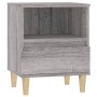 Sonoma gray bedside table 40x35x50 cm by vidaXL, Nightstands - Ref: Foro24-821806, Price: 46,29 €, Discount: %