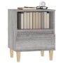 Sonoma gray bedside table 40x35x50 cm by vidaXL, Nightstands - Ref: Foro24-821806, Price: 46,29 €, Discount: %