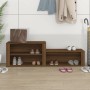 Shoe rack made of brown oak plywood, 150x35x45 cm by vidaXL, Shoe racks and shoe organizers - Ref: Foro24-816919, Price: 57,1...