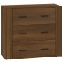 Aparador de madera contrachapada marrón roble 80x33x70 cm de vidaXL, Aparadores - Ref: Foro24-816583, Precio: 82,86 €, Descue...