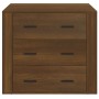 Aparador de madera contrachapada marrón roble 80x33x70 cm de vidaXL, Aparadores - Ref: Foro24-816583, Precio: 82,86 €, Descue...